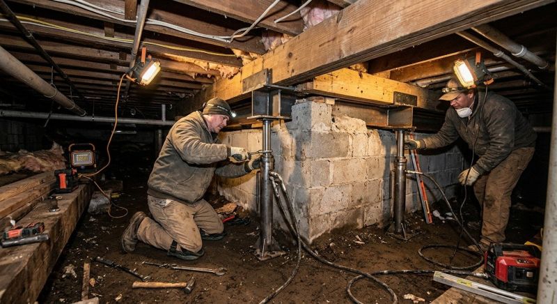 Basement Stabilization in Tampa, FL